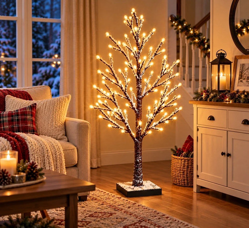Inch snowy led twig - inch,
