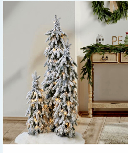 4ft snowy artificial christmas - 4ft,