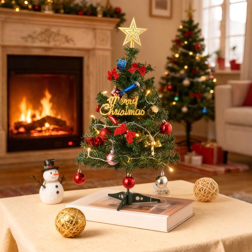 2ft christmas tree with - with, lights