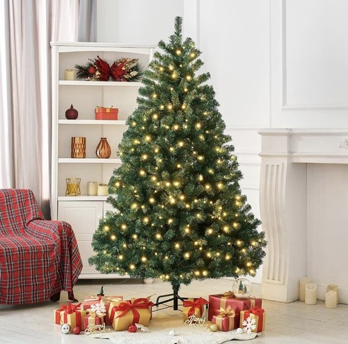 6ft pre lit artificial - 6ft,