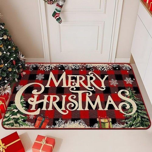 Christmas decorations door mat - christmas,