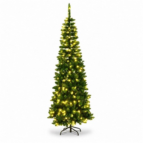 Christmas tree pre lit - christmas, slim