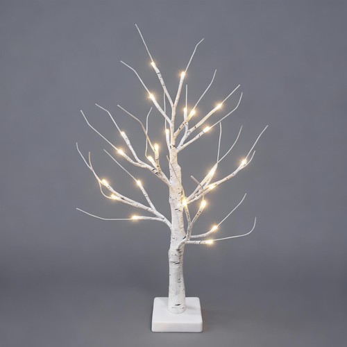 2ft white twig christmas tree - white,