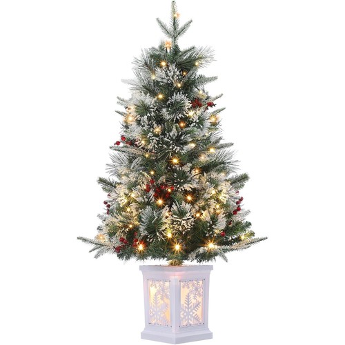 3ft pre lit - christmas, tree