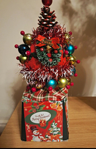 Artificial decorated christmas - artificial,