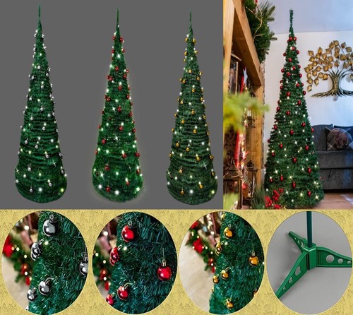Pop christmas tree - tree, lit