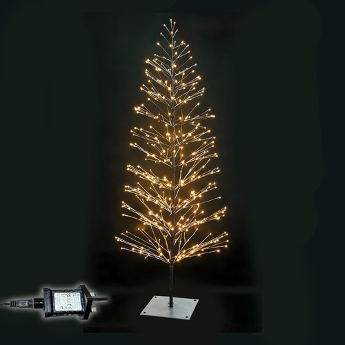 6ft christmas tree pre - christmas, lit