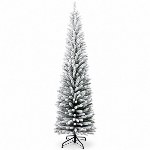 Snow covered christmas tree - snow,