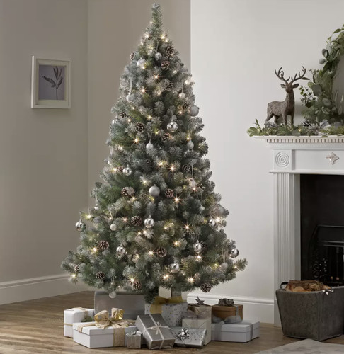 Habitat 6ft pre lit blue - 6ft,