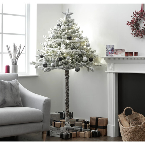 Habitat 6ft snowy half design - half,