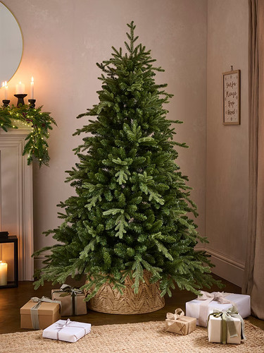 Green 6ft unlit christmas tree - unlit,
