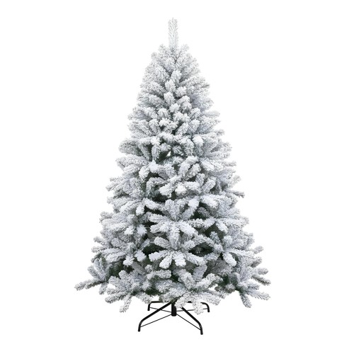 7ft christmas tree green snow - 7ft,