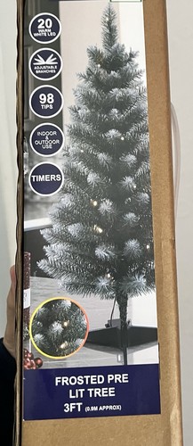 Christmas tree pre - christmas, frosted