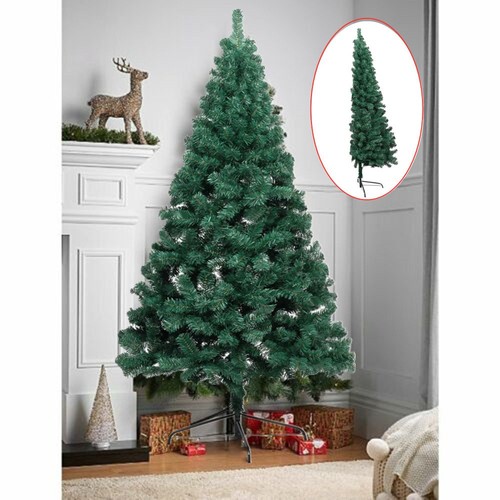 Artificial half christmas - half, tree