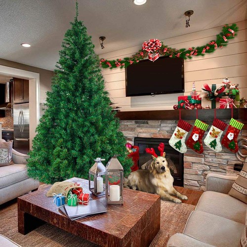 Christmas tree 7ft with - christmas, stand