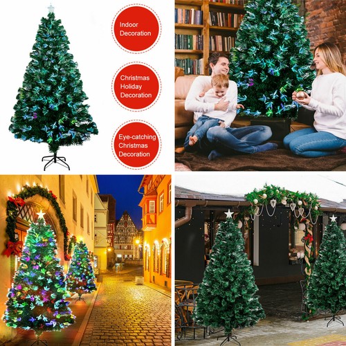 Fibre optic christmas - optic, trees