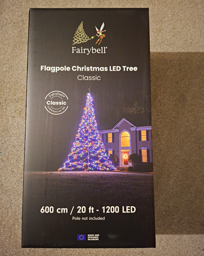 Fairybell flagpole christmas - flagpole,